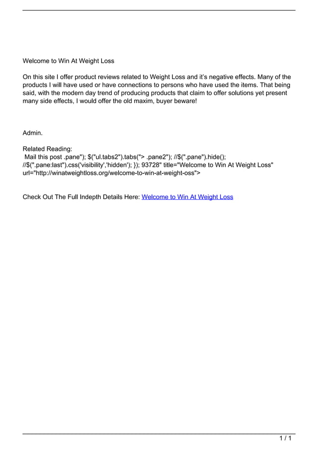 welcome-to-win-at-weight-loss-pdf-free-download