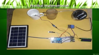 arduino based automatic irrigation system | PPTX