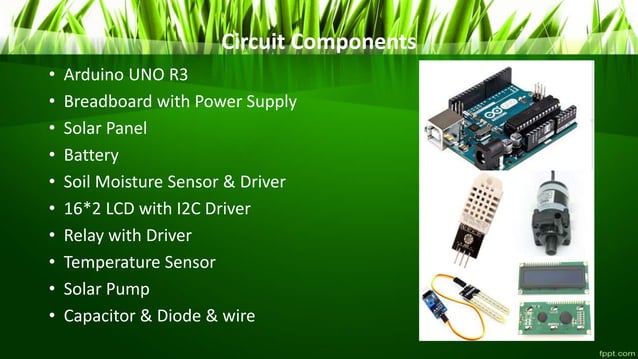 arduino based automatic irrigation system | PPTX | Agriculture | Industries