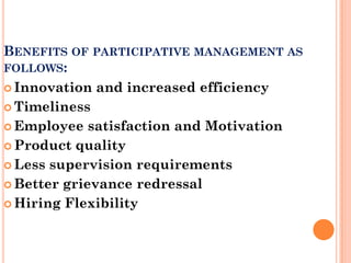 participative management