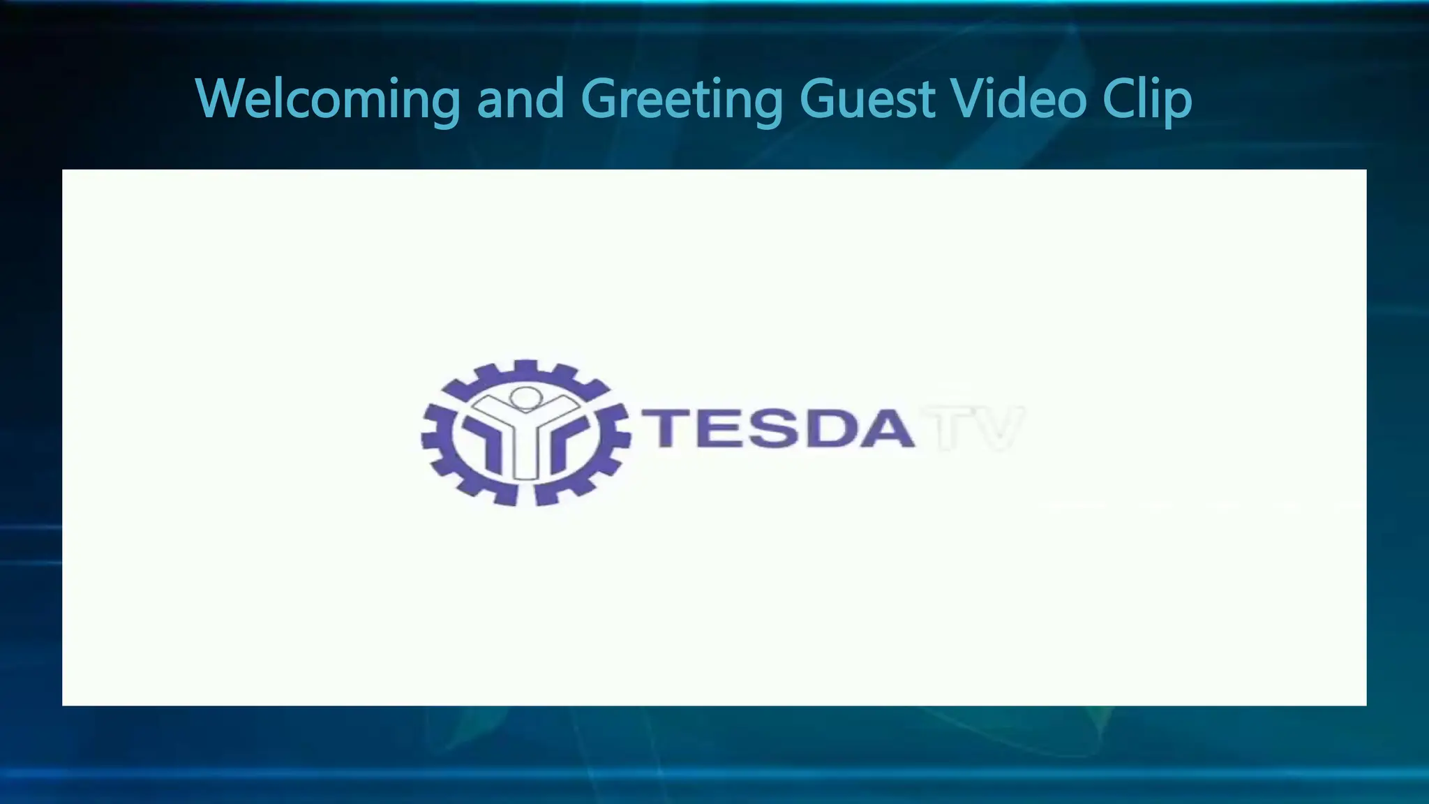 Welcoming and Greeting Guest Video Clip
 