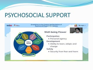 PSYCHOSOCIAL SUPPORT
 