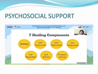 PSYCHOSOCIAL SUPPORT
 