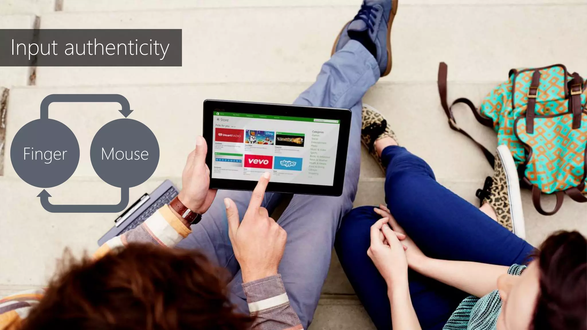 Finger Mouse
Input authenticity
 