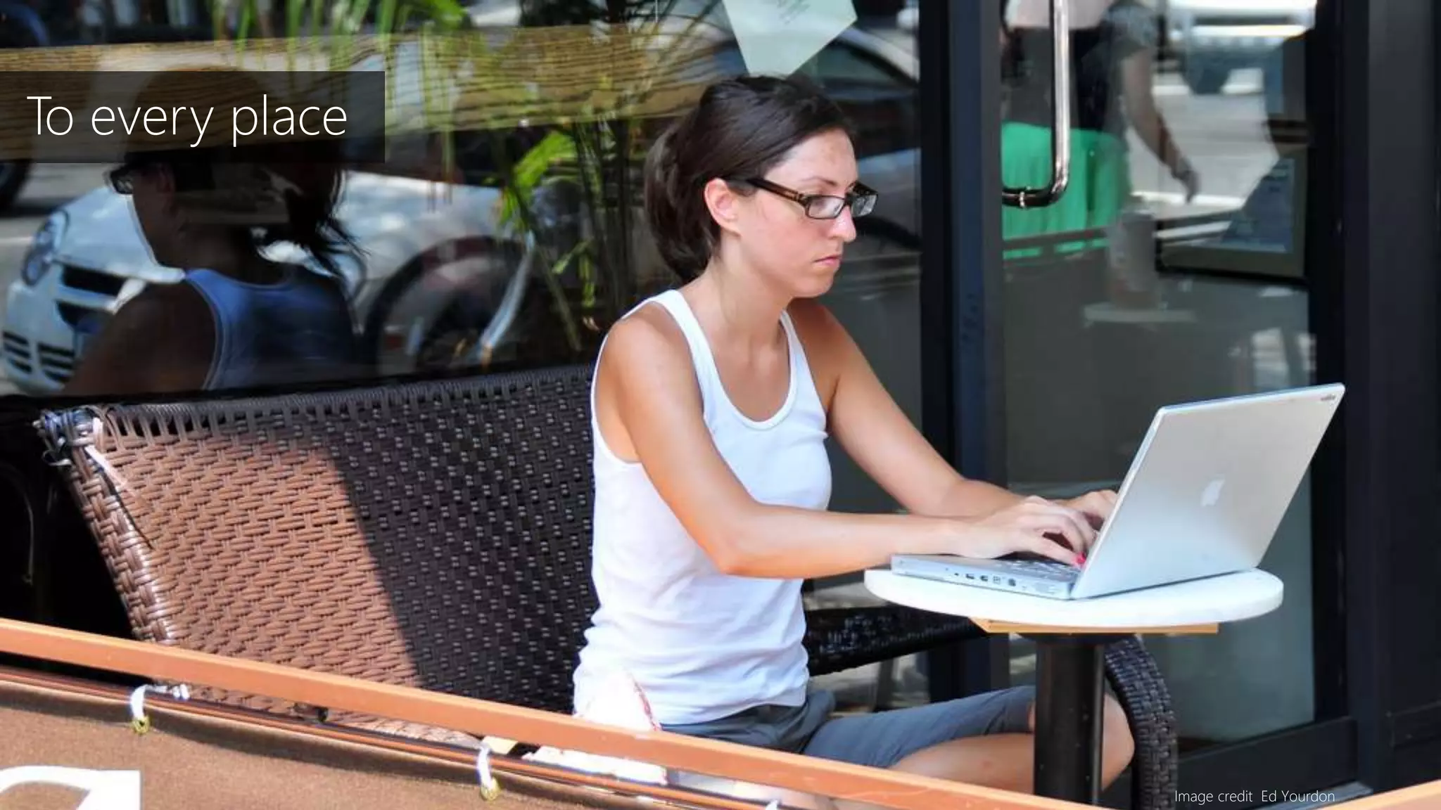 Image credit Ed Yourdon
To every place
 