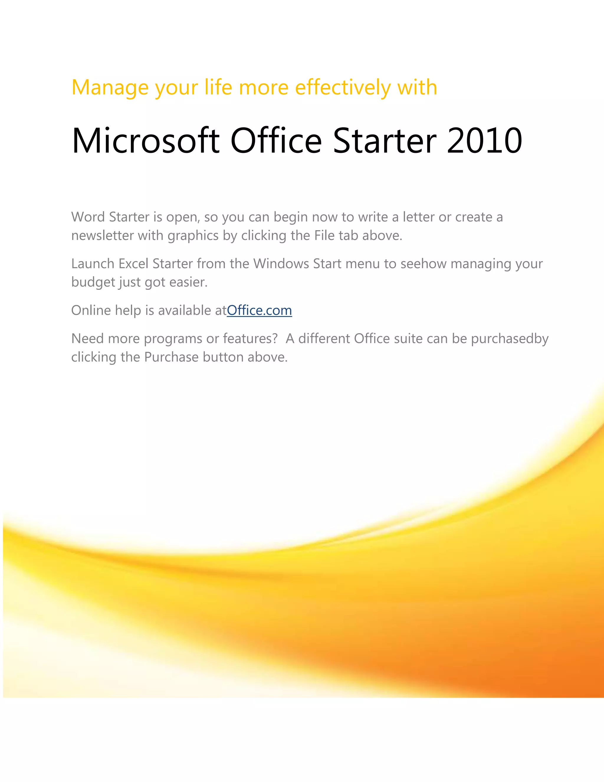 Welcome document pdf