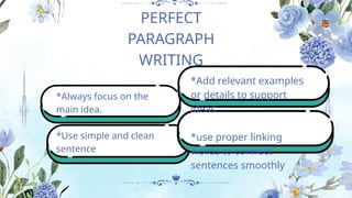Smart Paragraph Mastering the Art of Paragraph Writing: Structure, Elements, and Types ...