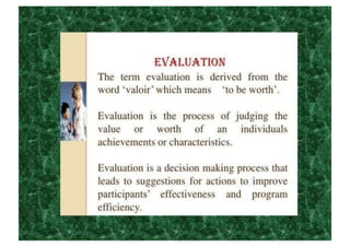 Evaluation | PPTX