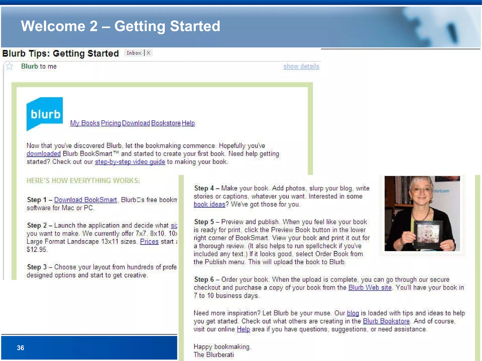 Welcome 2 – Getting Started 