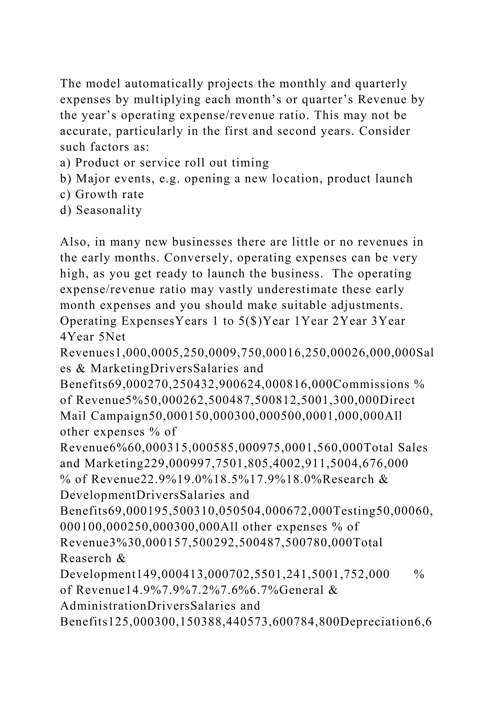 WELCOMEFinancial Projections ModelFor Business PlansFran.docx ...