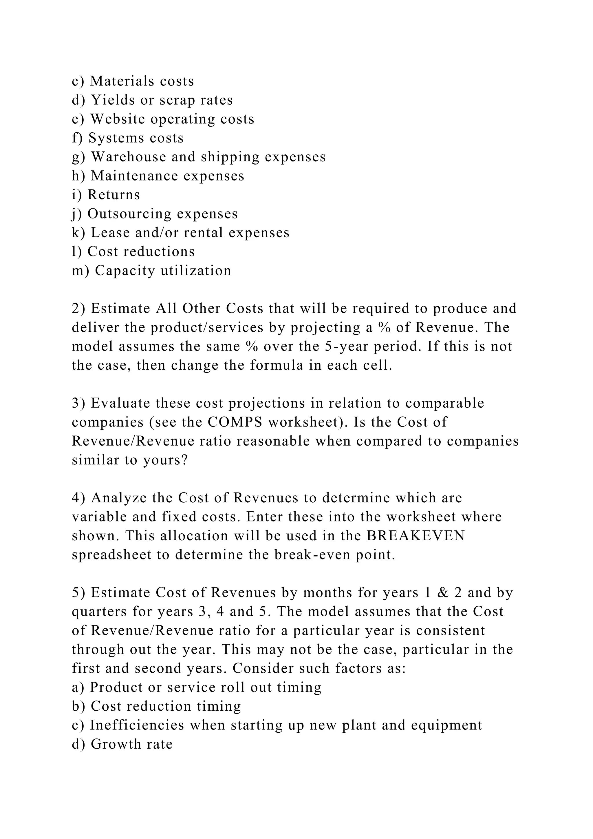 WELCOMEFinancial Projections ModelFor Business PlansFran.docx ...