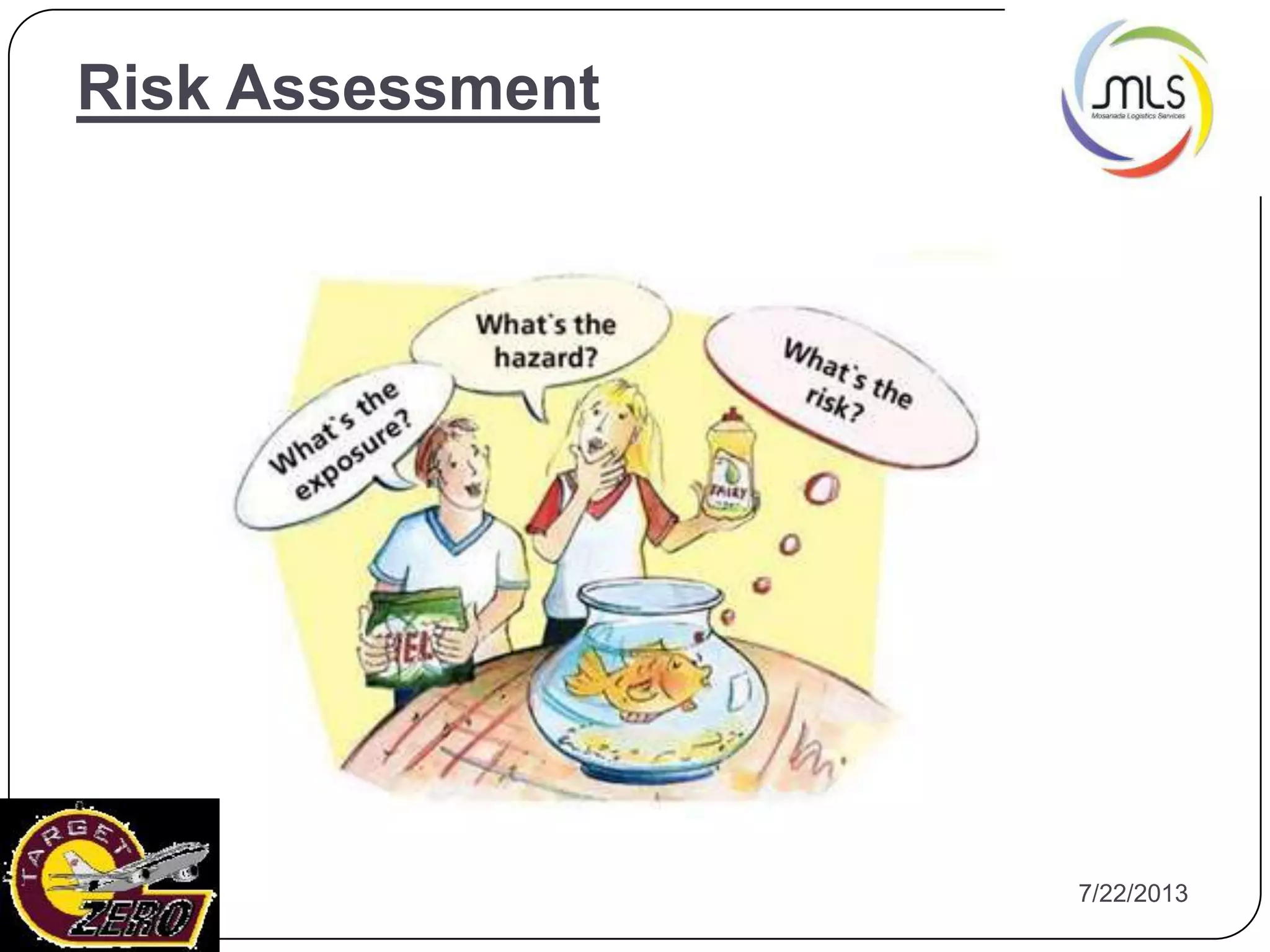 7/22/20139
Risk Assessment
 