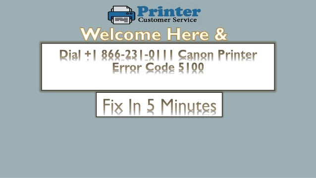 canon pixma code 5100