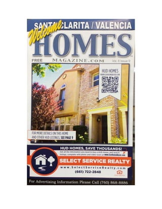 Welcome Homes Cover - Santa Clarita and Valencia CA