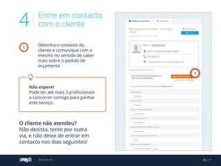 Entre em contacto
com o cliente4
1
1
Welcome Kit 06 / 11
 