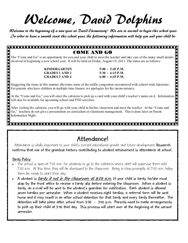 welcome letter from teacher