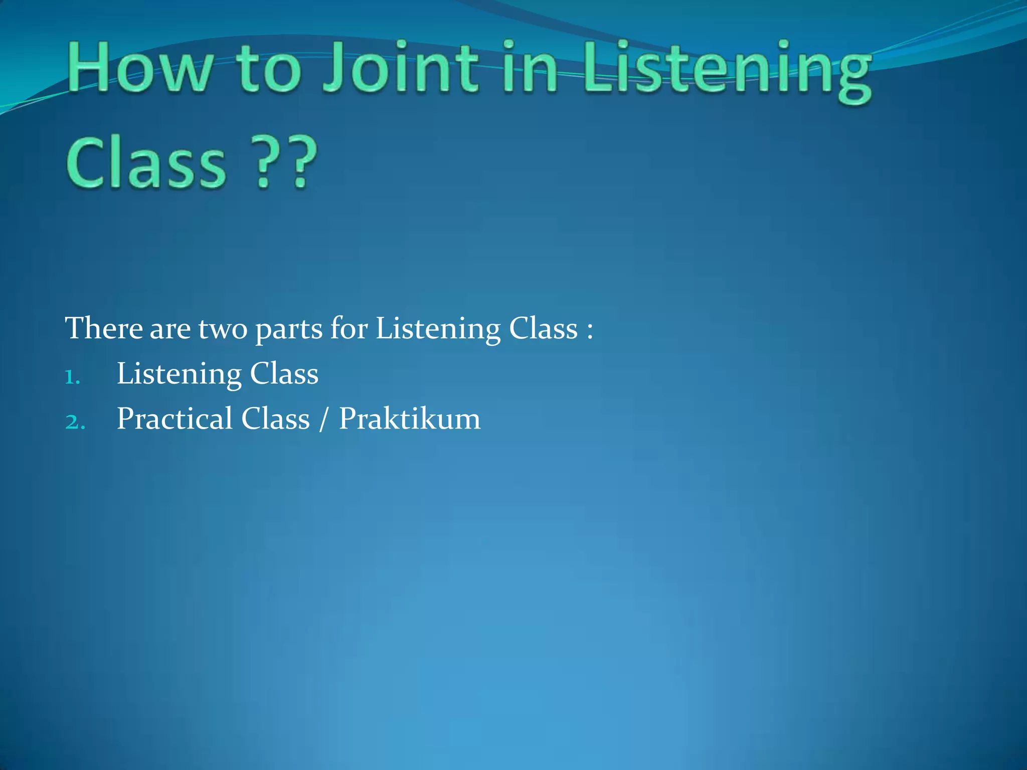 welcome-listeningsubject-ppt