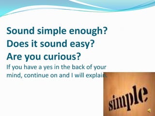 It produces personal and financial results