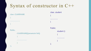 What is Constructors and Destructors in C++ (Explained with Example ... image.
