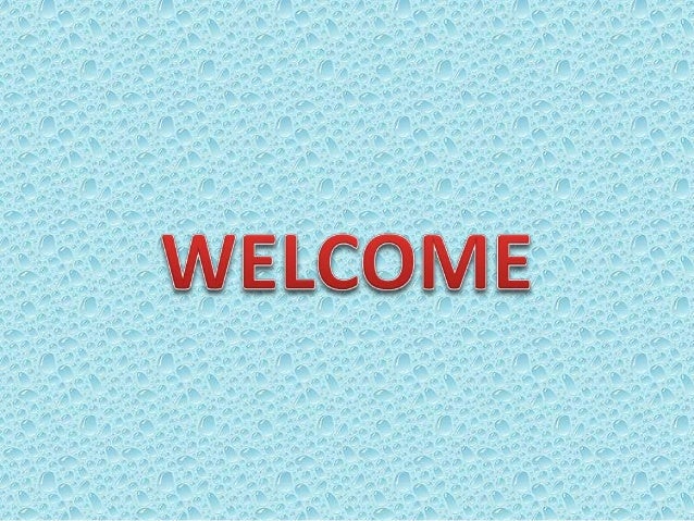 welcome ppt