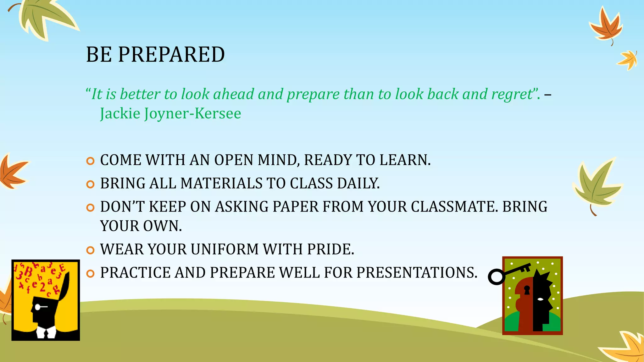 Classroom Rules Orientation During the First Day of Class | PPTX ...
