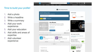 Add a
professional
photo
1
More views with a profile
photo than without
14x
Source: https://iwww.corp.linkedin.com/wiki/cf...