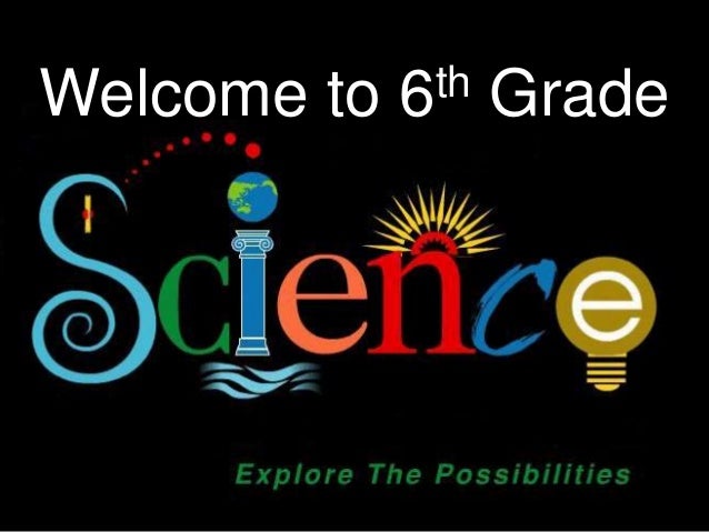 Welcome to 6th grade!