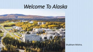 Welcome To Alaska
Shubham Mishra.
 