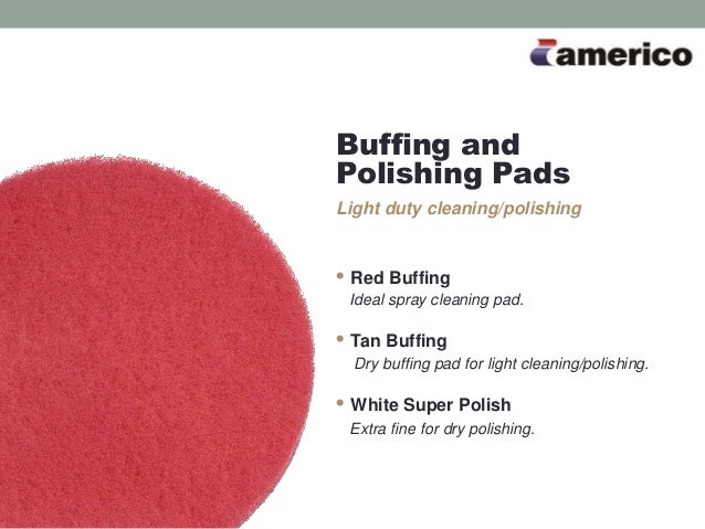 Floor Buffing Pad Color Chart