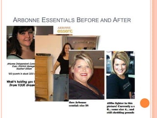 ARBONNE ESSENTIALS BEFORE AND AFTER
 
