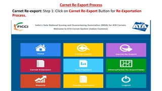 Welcome to ata carnet system indian customs | PPTX