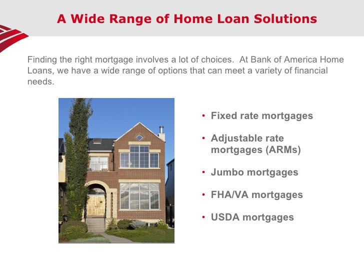 FHA and VA Loans from Bank of America