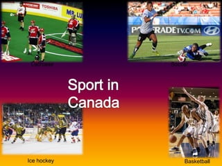 Lacrosse Soccer
Ice hockey Basketball