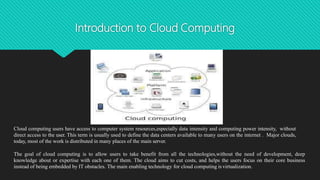 Welcome to cloud computing | PPTX