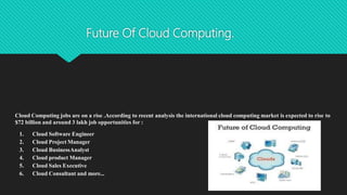 Welcome to cloud computing | PPTX