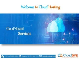 Welcome to Cloud Hosting
 