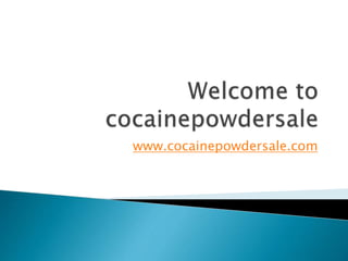 www.cocainepowdersale.com
 