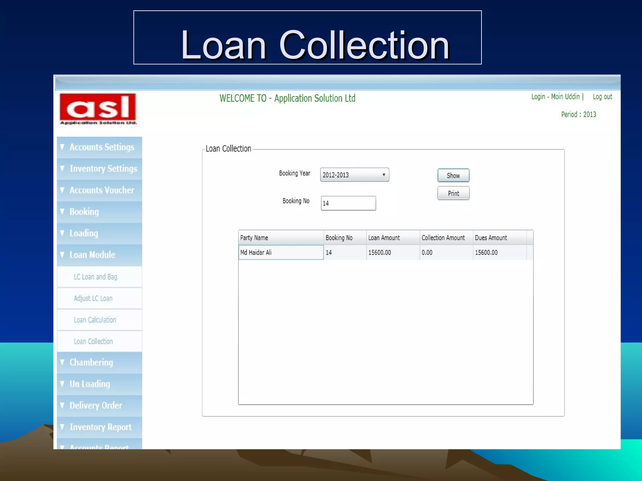 Loan CollectionLoan Collection
 