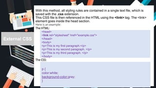 Welcome to css! | PPTX