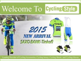 Welcome To
Leading Provider of Cycling Accessories, Cycling Jersey, Cycling Shorts and Cycling Gloves
 