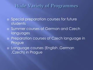 Czech Language Lessons Welcome to czech republic | PPTX