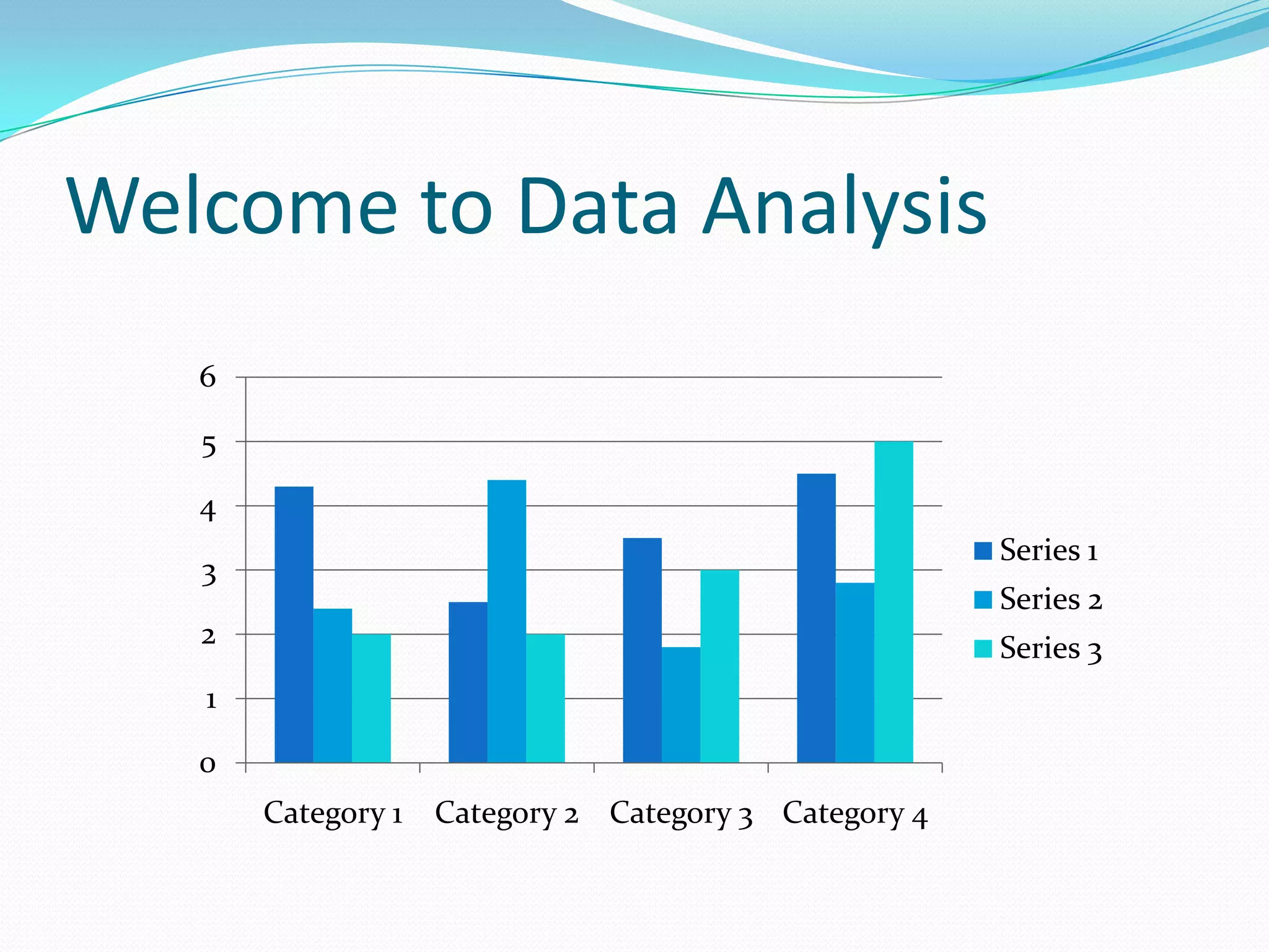 Welcome to Data Analysis