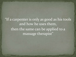 Welcome to deep tissue massage | PPT