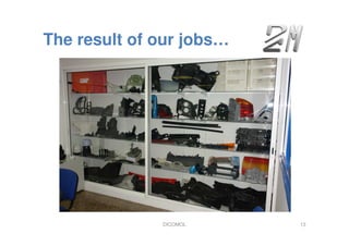 The result of our jobs…
DICOMOL 13
 