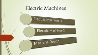 Electric Machines
 