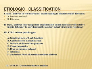RECENT ADVANCES IN THE TREATMENT OF DIABETES MELLITUS AND ITS ...