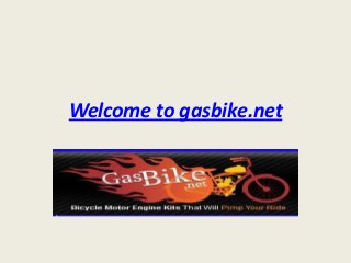 Welcome to gasbike.net
 