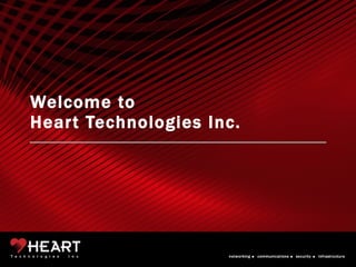 Welcome to  Heart Technologies Inc.   