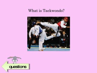 questions What is Taekwondo? 