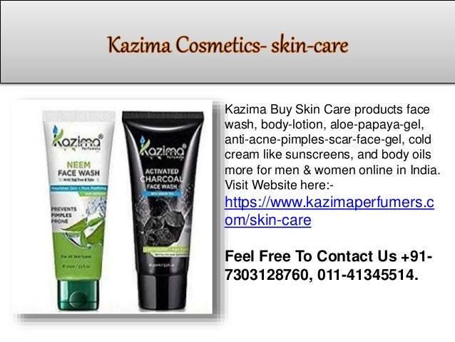 kazima face wash
